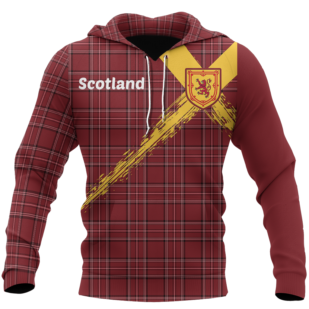 Scotland Royal Banner Celtic Thistle Hoodie NNK 1510-Apparel-PL8386-Hoodie-S-Vibe Cosy™