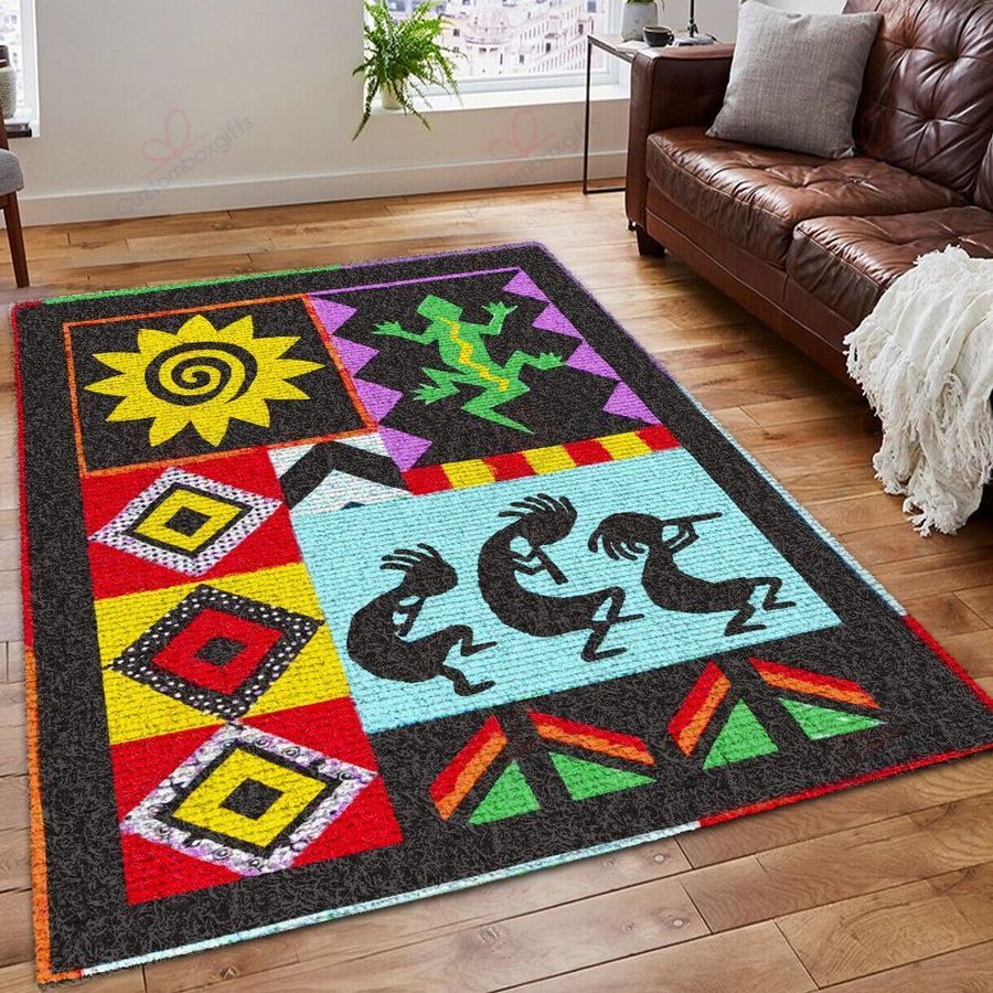 Native American 3D All Over Printed Rug