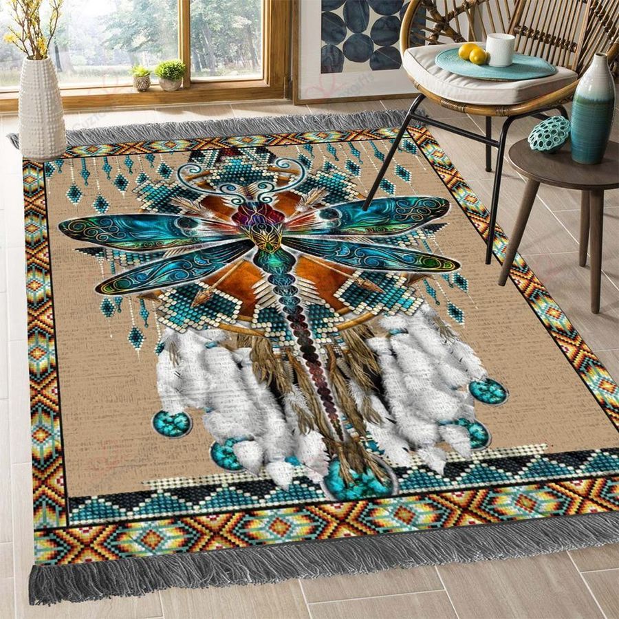 Native American 3D All Over Printed Rug