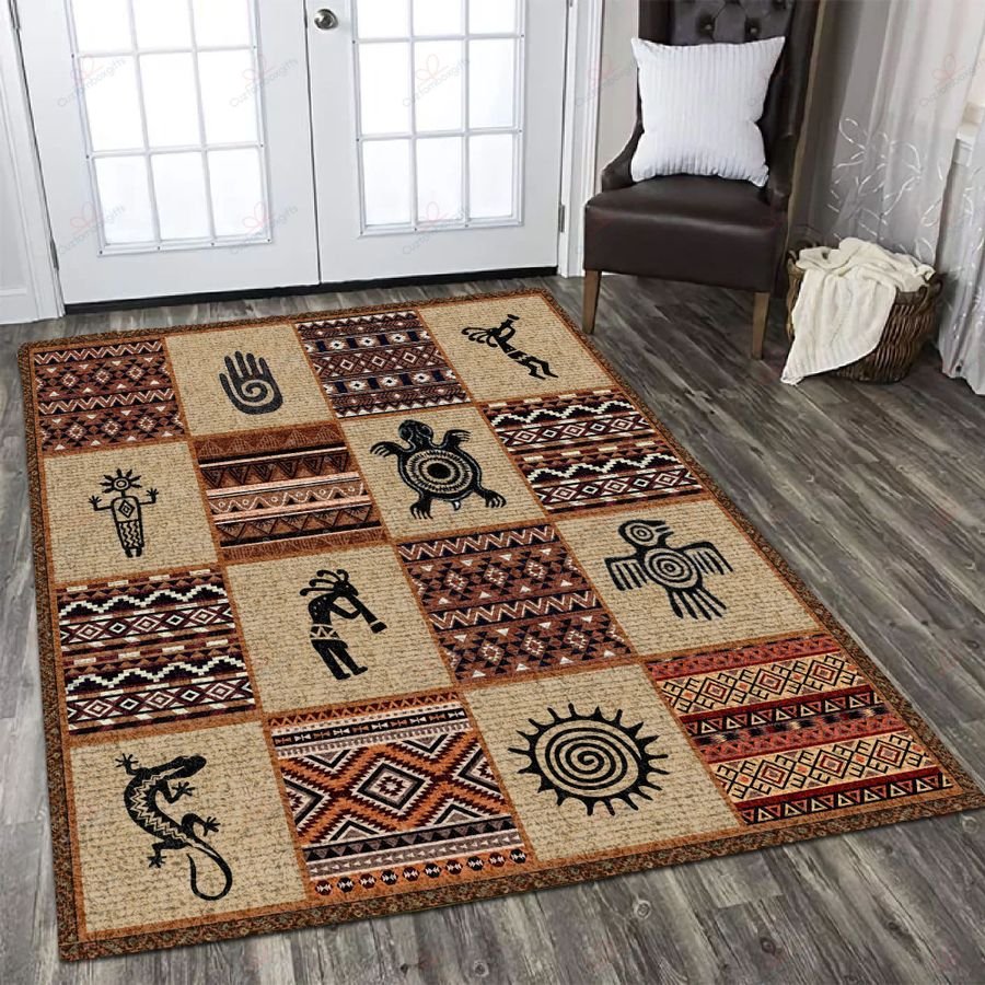 Native American 3D All Over Printed Rug