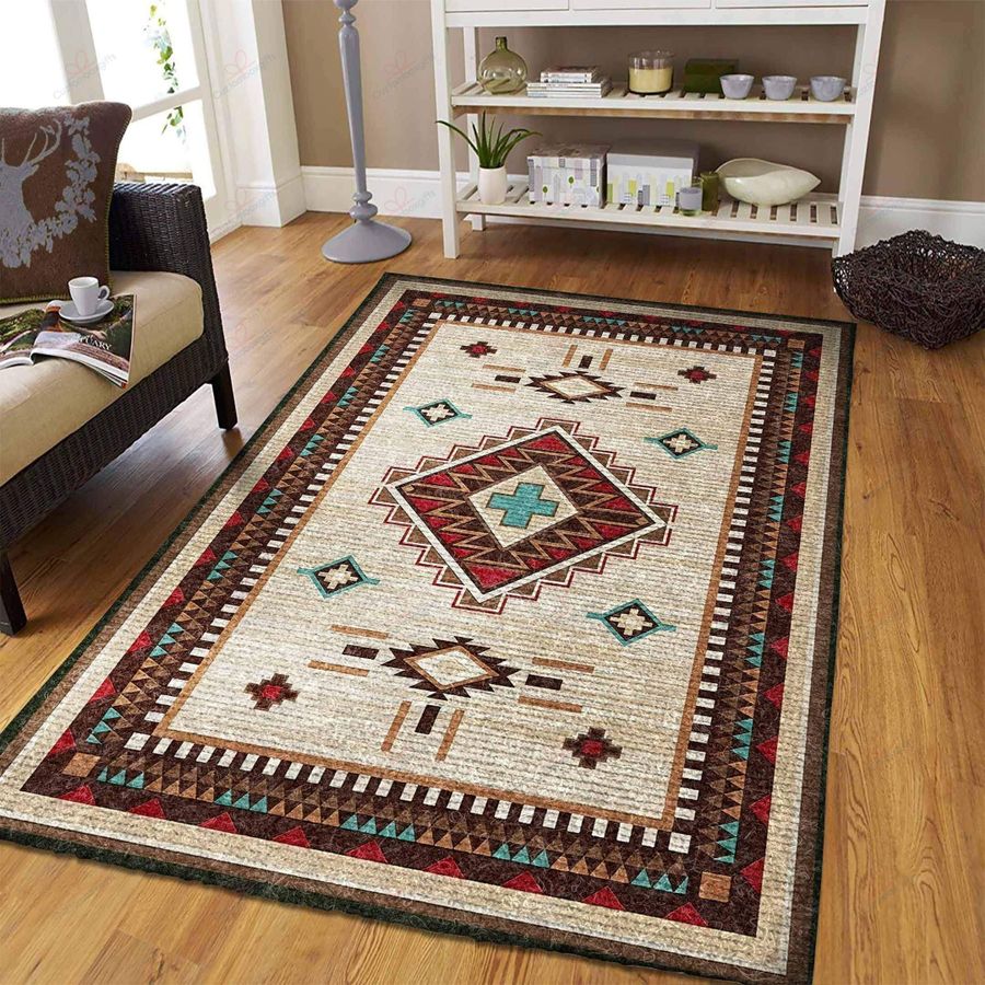 Native American 3D All Over Printed Rug