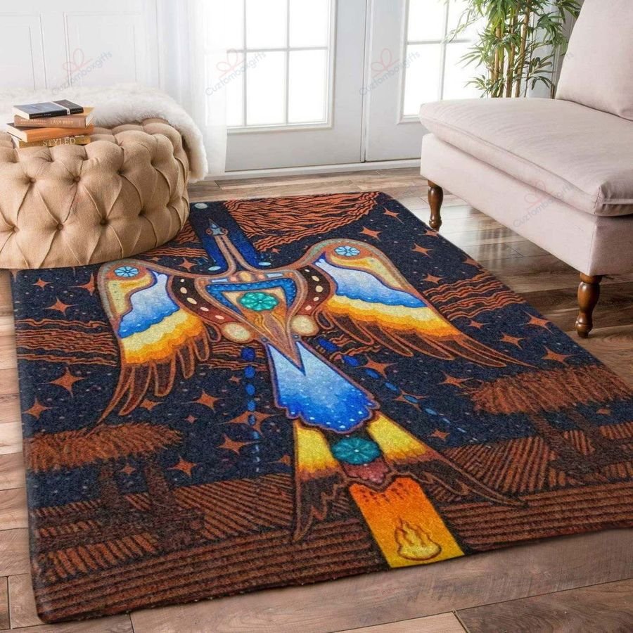 Native American 3D All Over Printed Rug