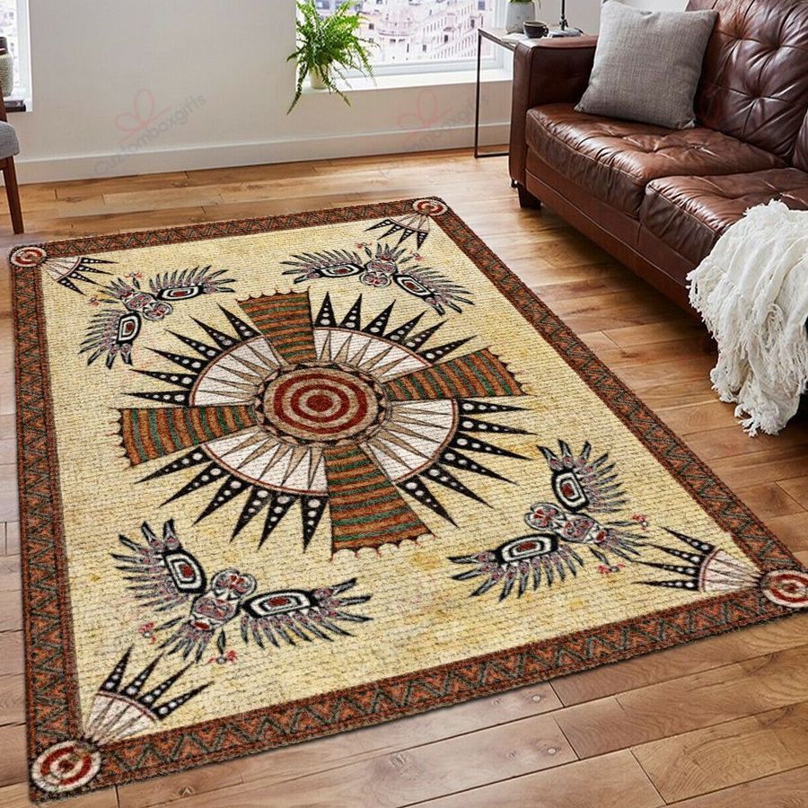 Native American 3D All Over Printed Rug
