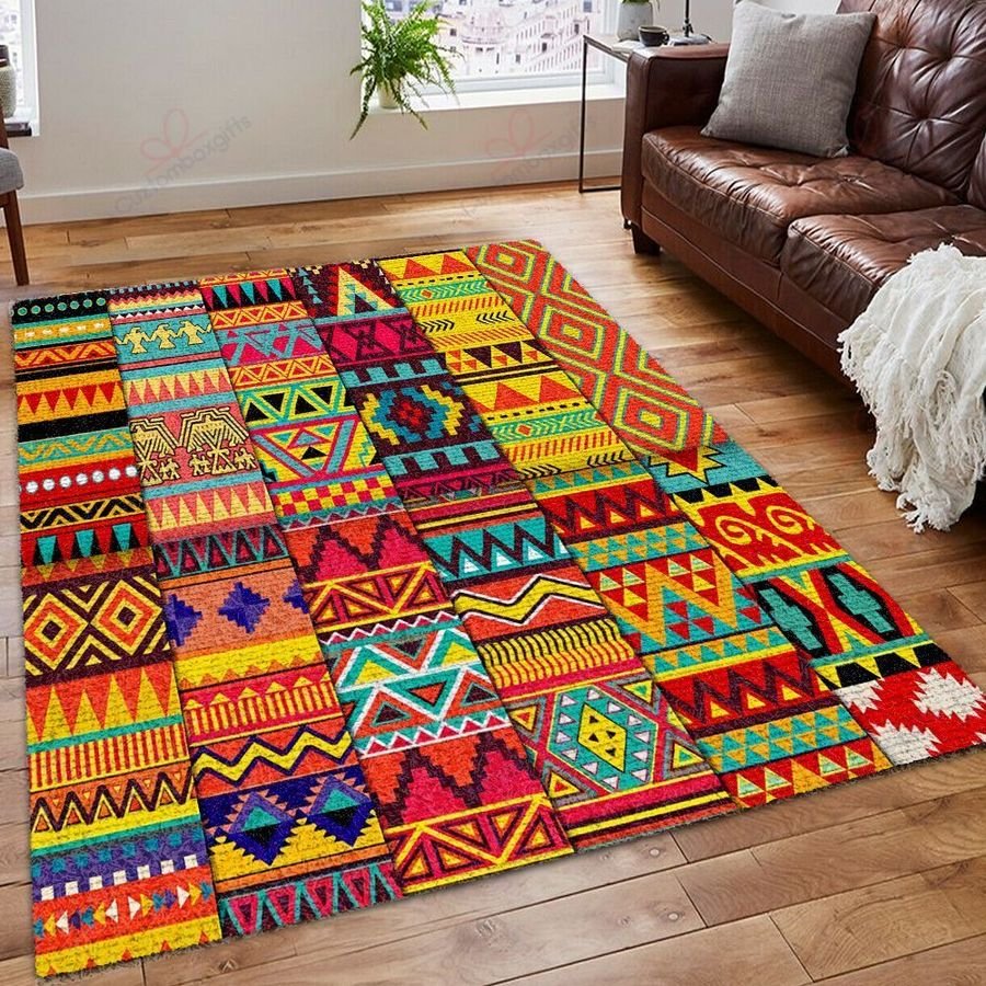 Native American 3D All Over Printed Rug