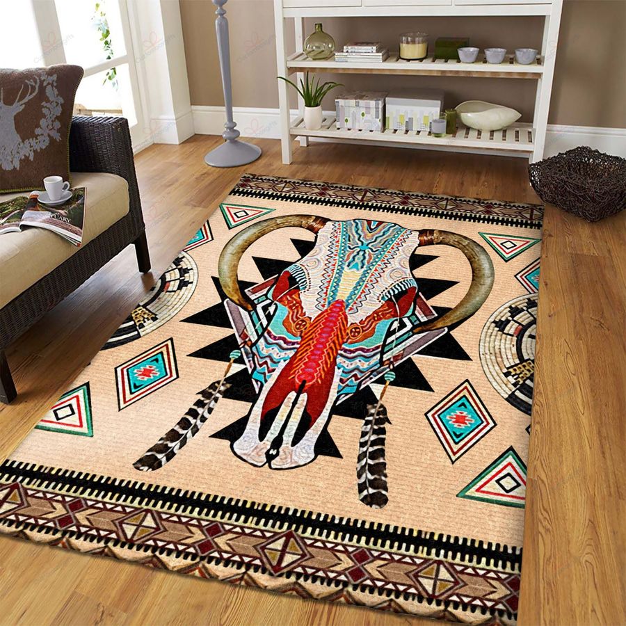 Native American 3D All Over Printed Rug