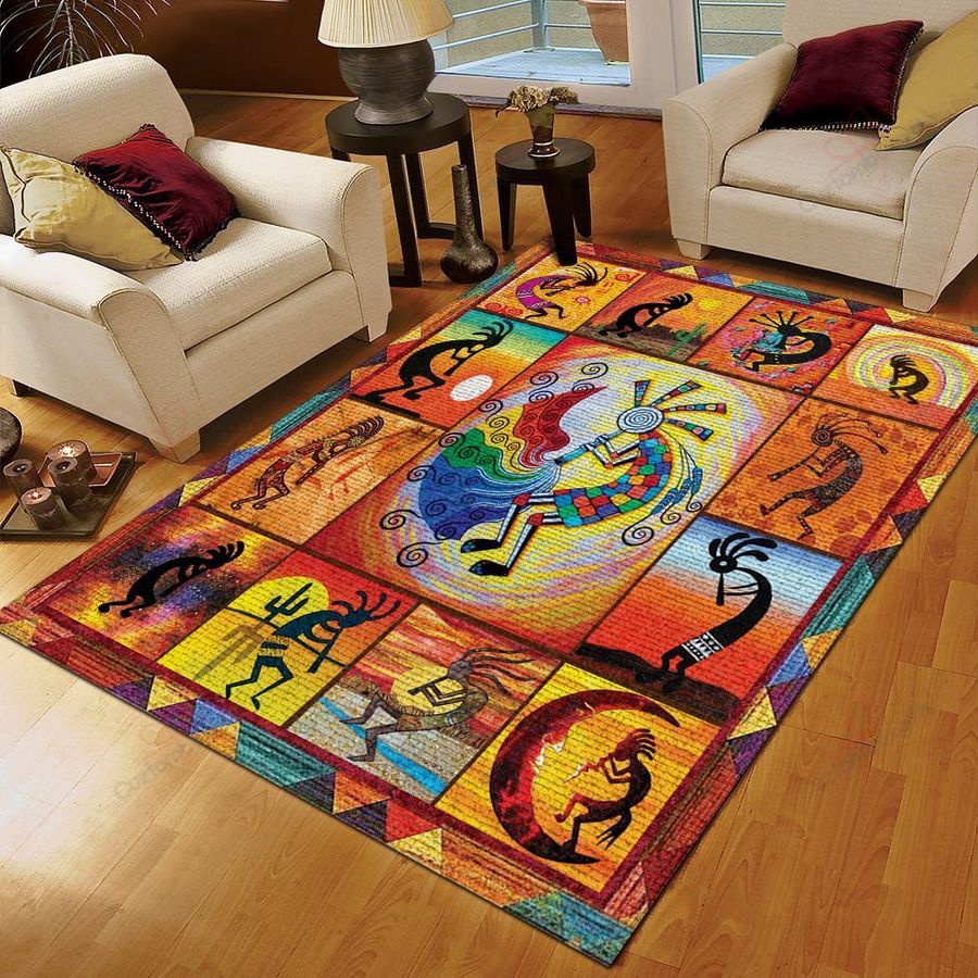 Native American 3D All Over Printed Rug