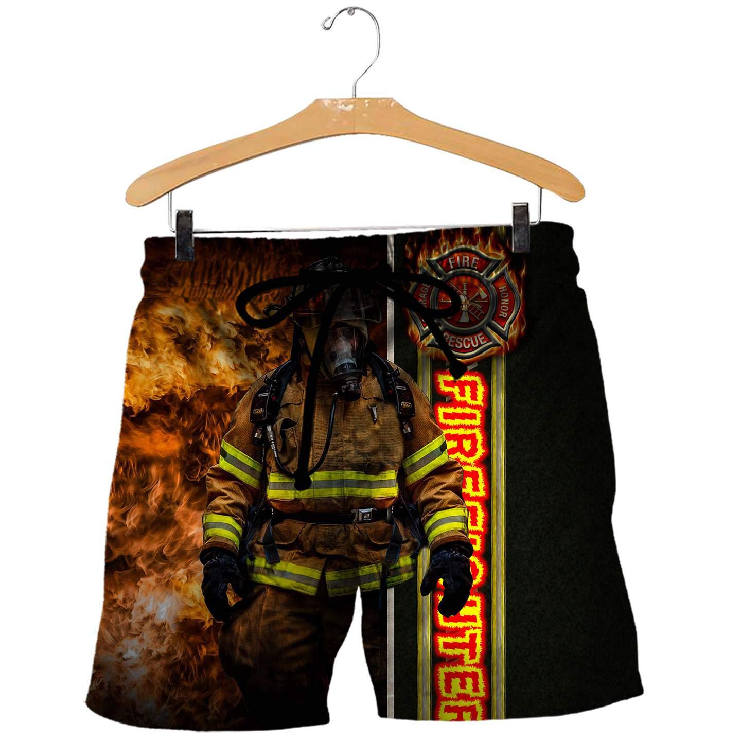 Fire Fight 3D All Over Printed Shirts-Apparel-HP Arts-SHORTS-S-Vibe Cosy™