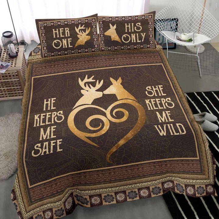 Couple Deer In Love Bedding Set 04032101.CTQH