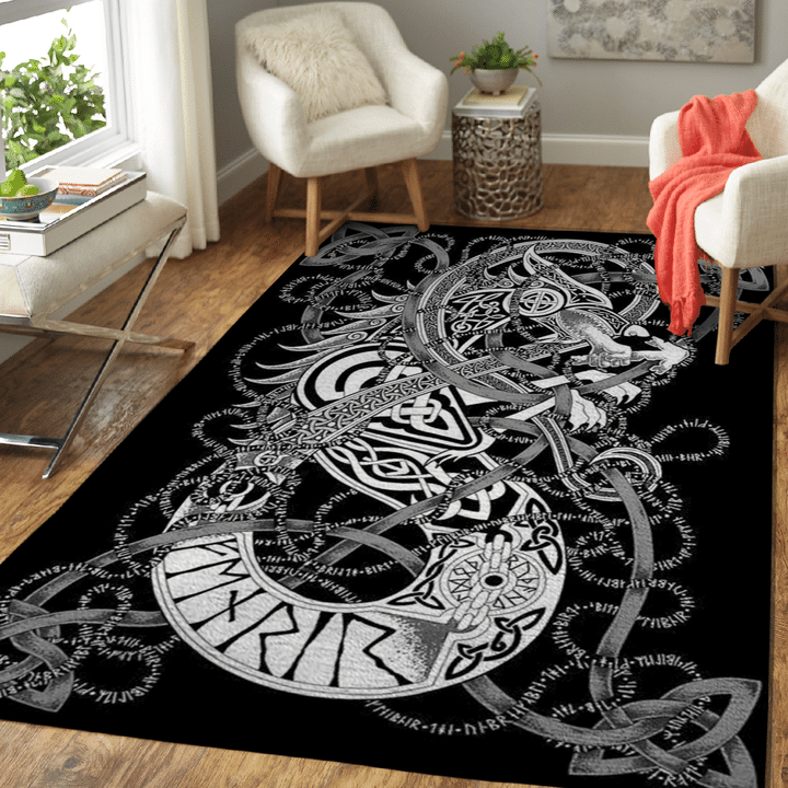 Viking 3D All Over Printed Rug
