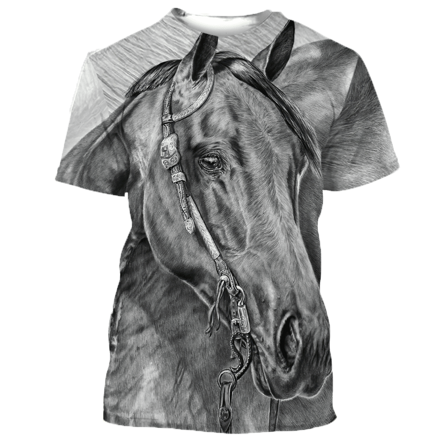 Love Horse 3D All Over Printed Shirts For Men And Women TN