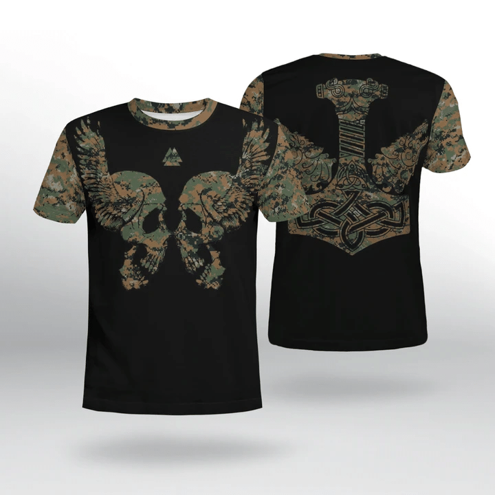 Viking Skull Hoodie For Men And Women
