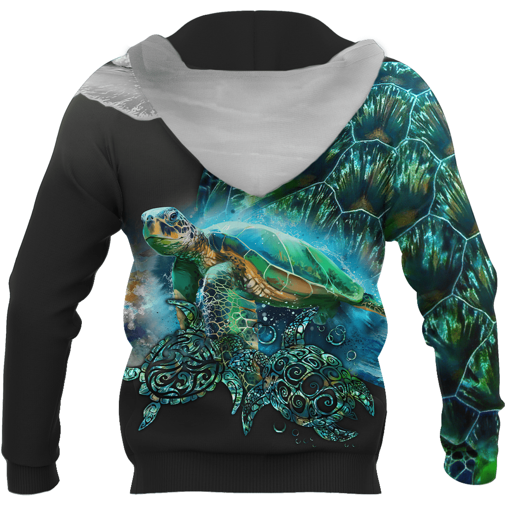 Turtle 3D Hoodie shirt for men and women customize name AM102025
