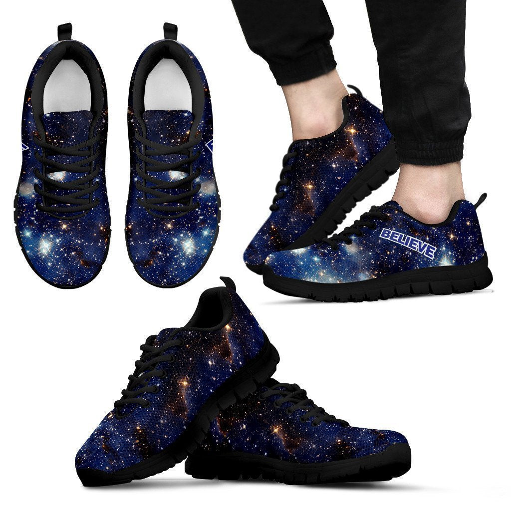Believe Black-6teenth World™-Men's Sneakers-US5 (EU38)-Vibe Cosy™