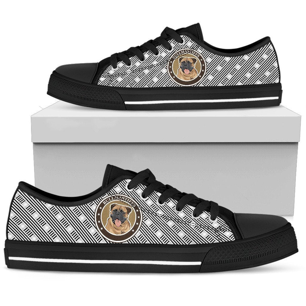 Bullmastiff Women's Low Top Shoe-6teenth World™-Women's Low Top Shoe-US5.5 (EU36)-Vibe Cosy™