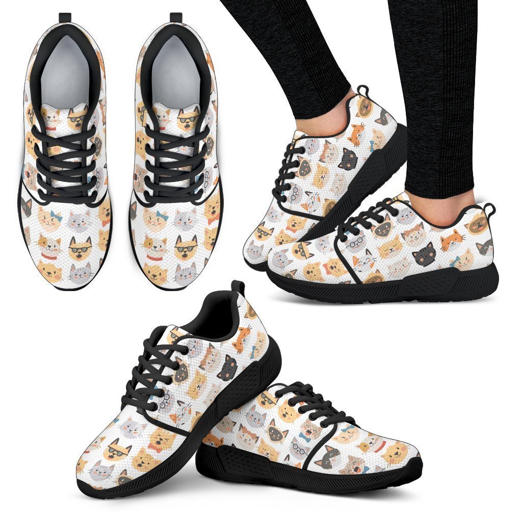Cats Women's Athletic Sneakers-6teenth World™-Women's Athletic Sneakers-US5 (EU35)-Vibe Cosy™