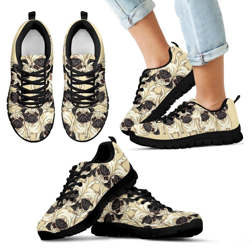 PUG Kid's Sneakers-6teenth Worldβ’-Kid's Sneakers-11 CHILD (EU28)-Vibe Cosyβ’
