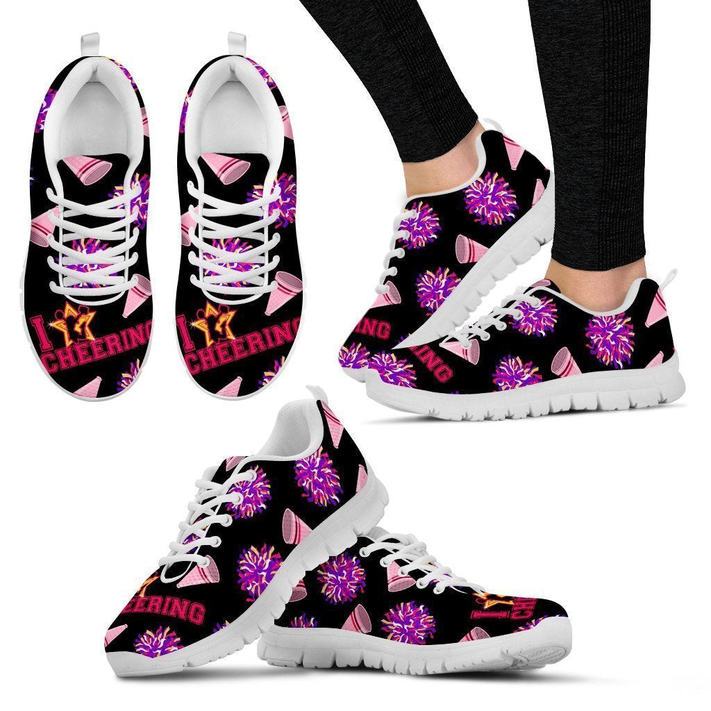 Cheerleader Sneakers Style 1 (White)-6teenth World™-Women's Sneakers-US5 (EU35)-Vibe Cosy™