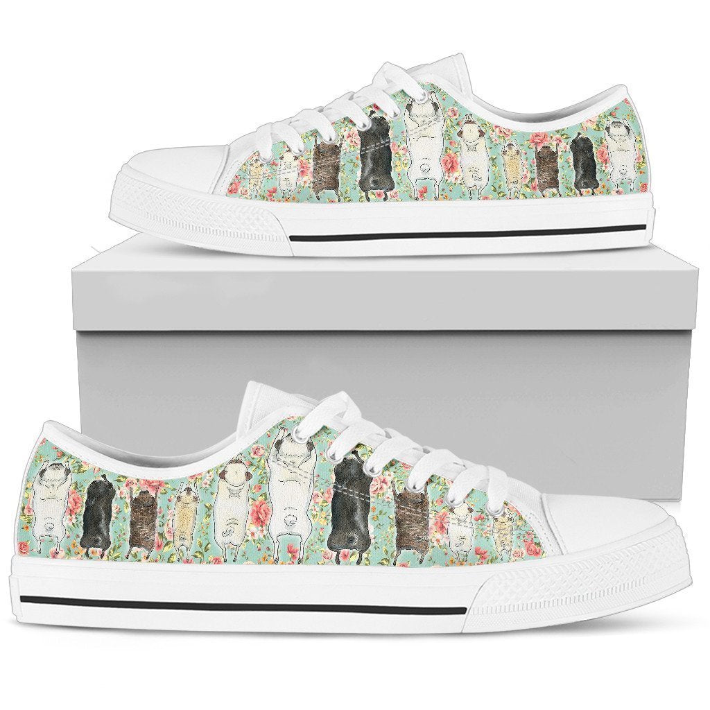 Pugs Women's Low Top Shoe-6teenth Worldβ’-Women's Low Top Shoe-US5.5 (EU36)-Vibe Cosyβ’