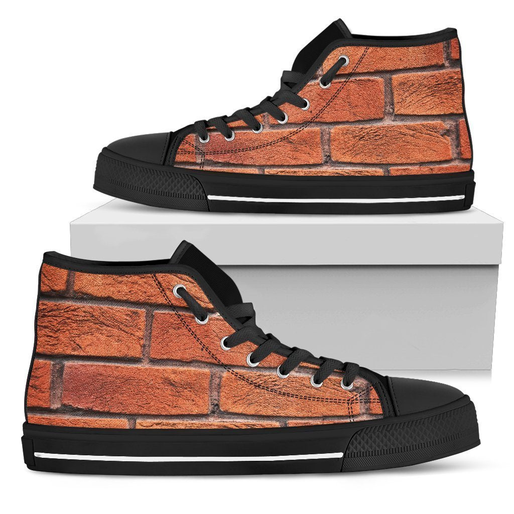Brick High Tops-6teenth World™-Men's High Top Shoe-US5 (EU38)-Vibe Cosy™