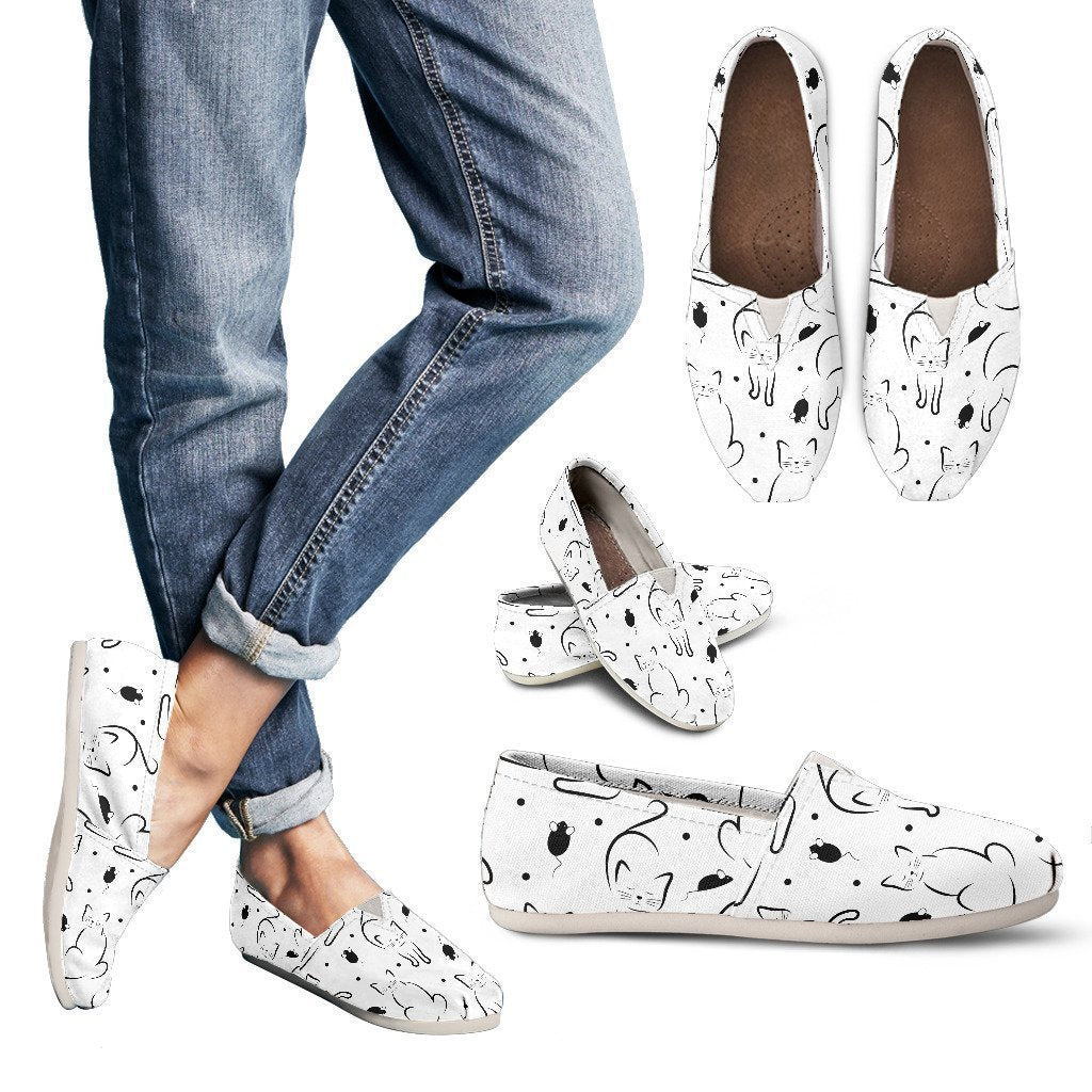 White Cat Women's Casual Shoes-6teenth World™-Women's Casual Shoes-US6 (EU36)-Vibe Cosy™