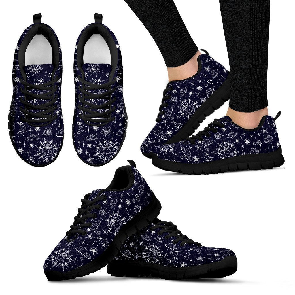 Signs Women's Sneakers-6teenth Worldβ’-Women's Sneakers-US5 (EU35)-Vibe Cosyβ’