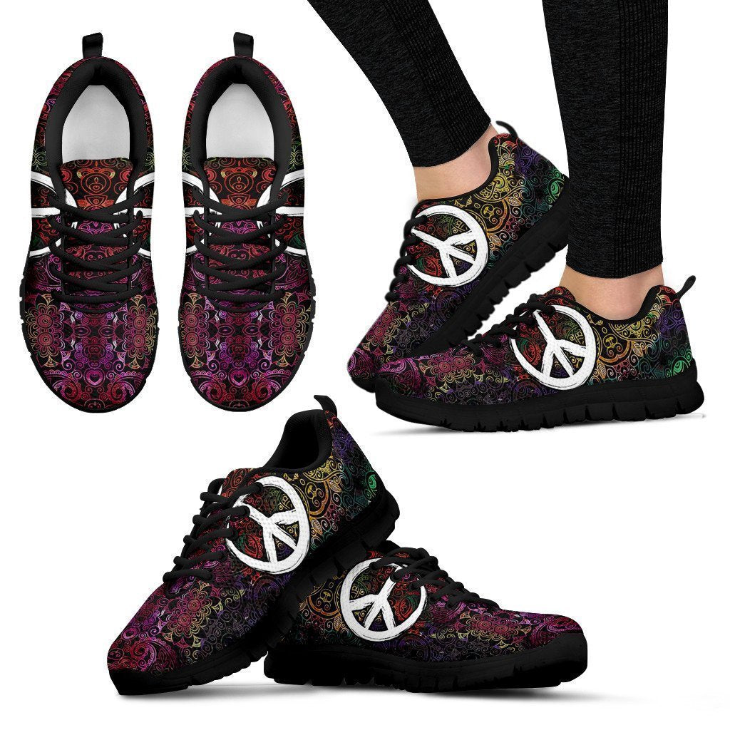 Peace Women's Sneakers-6teenth World™-Women's Sneakers-US5 (EU35)-Vibe Cosy™