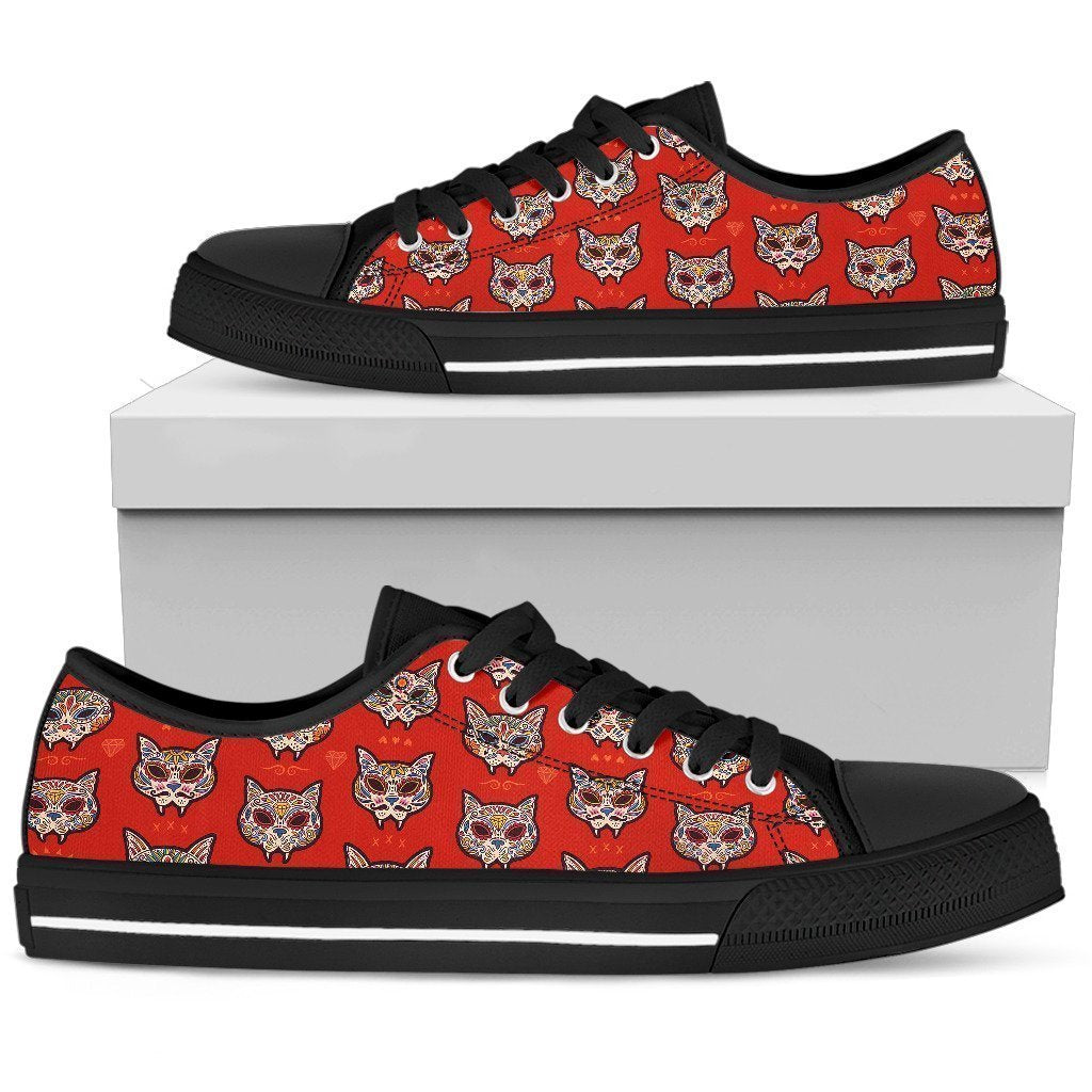 Cat Women's Low Top Shoe-6teenth World™-Women's Low Top Shoe-US5.5 (EU36)-Vibe Cosy™
