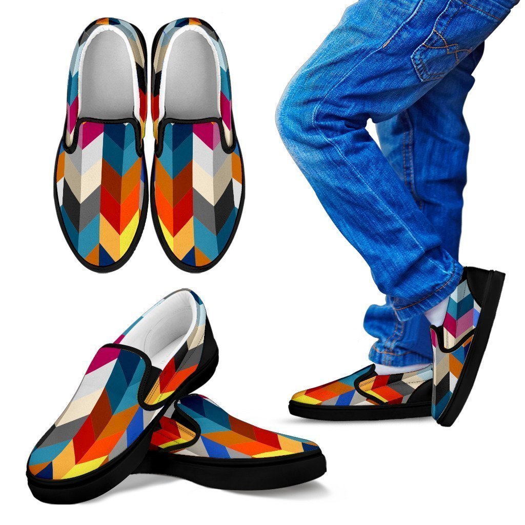 Multicolor Kid's Slip Ons-6teenth World™-Kid's Slip Ons-11 CHILD (EU28)-Vibe Cosy™