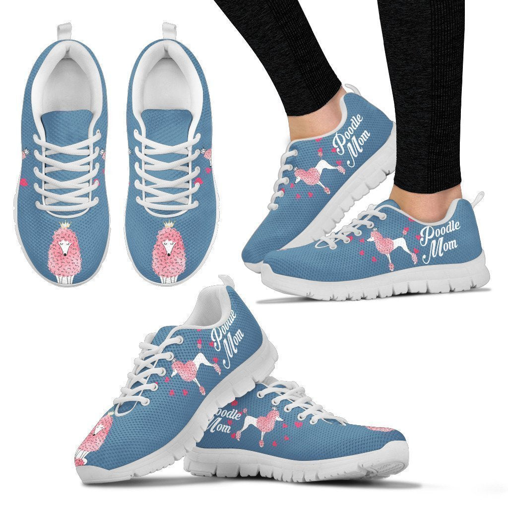 Poodle white women's Sneakers-6teenth World™-Women's Sneakers-US5 (EU35)-Vibe Cosy™