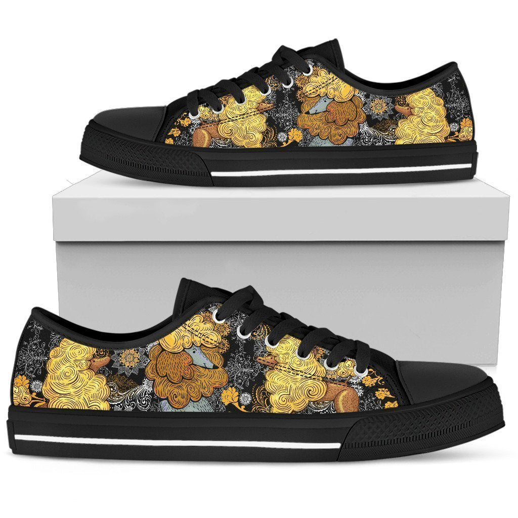 Poodle Women's Low Top Shoe-6teenth World™-Women's Low Top Shoe-US5.5 (EU36)-Vibe Cosy™