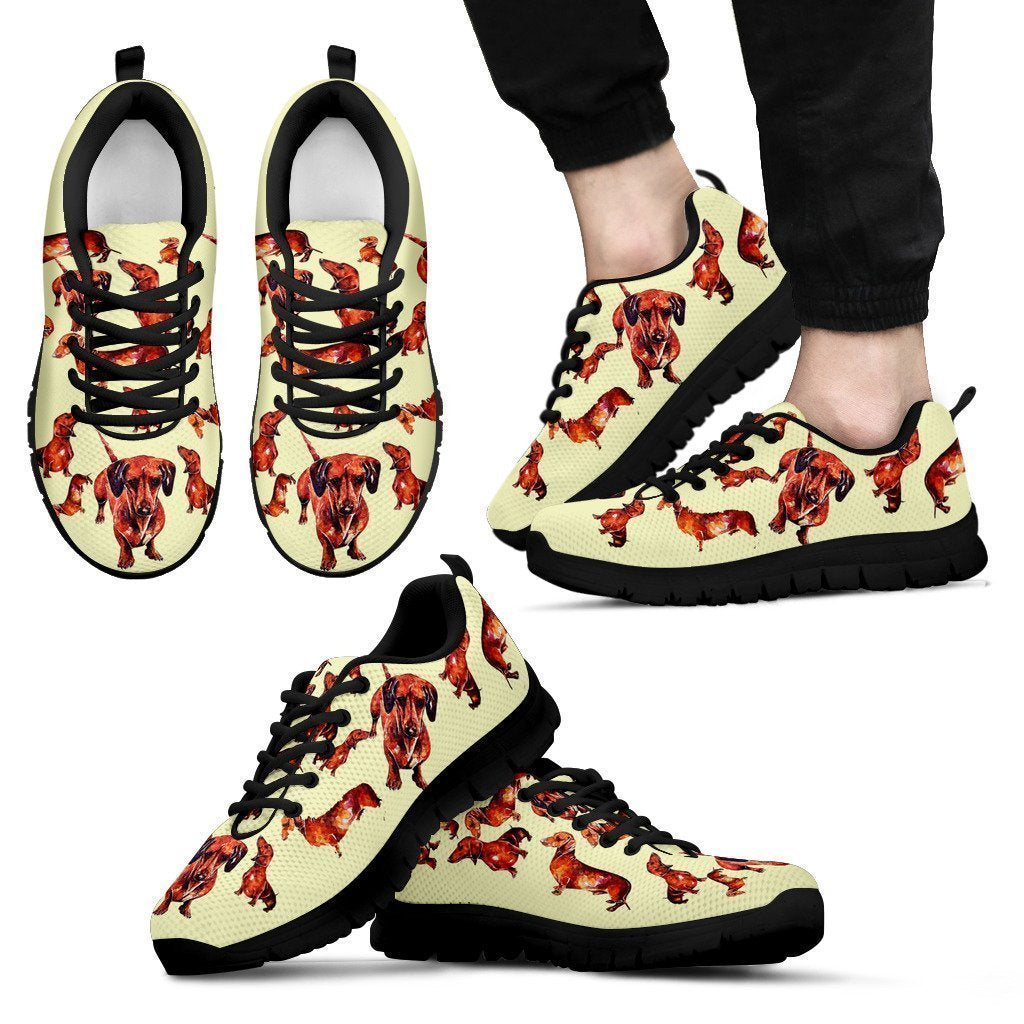 Dachshund Men's sneakers-6teenth World™-Men's Sneakers-US5 (EU38)-Vibe Cosy™