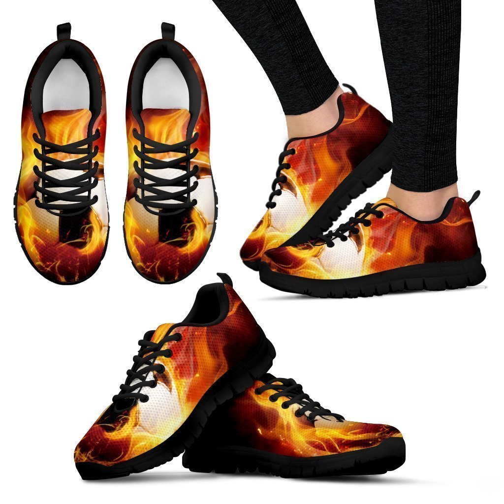 Soccer shoes-6teenth Outlet-Women's Sneakers - Black - Soccer shoes-US5 (EU35)-Vibe Cosy™