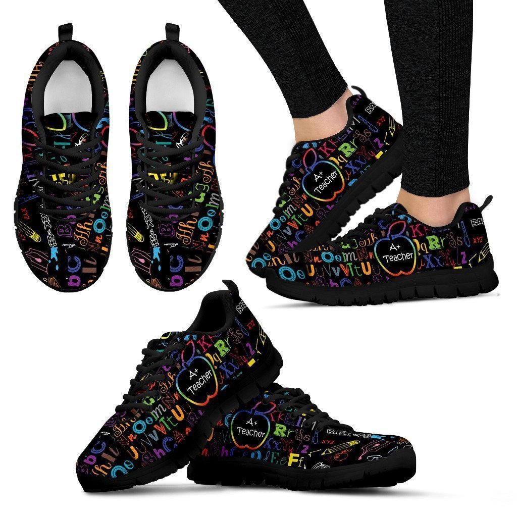 A+ Teacher Women's Sneakers-6teenth World™-Women's Sneakers-US5 (EU35)-Vibe Cosy™