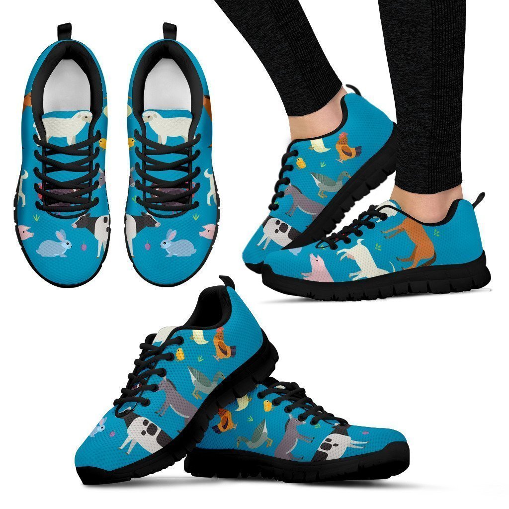 Animal Farm Lovers Women's Sneakers-6teenth World™-Women's Sneakers-US5 (EU35)-Vibe Cosy™