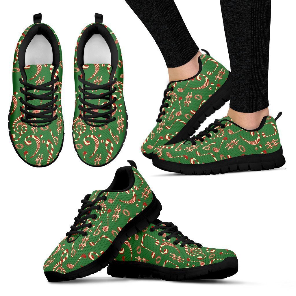 Christmas Candy Music Women's Sneakers-6teenth World™-Women's Sneakers-US5 (EU35)-Vibe Cosy™