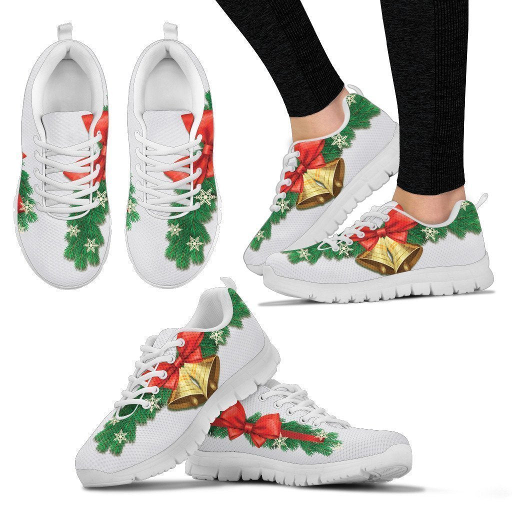 Christmas Bells Women's Sneakers-6teenth World™-Women's Sneakers-US5 (EU35)-Vibe Cosy™