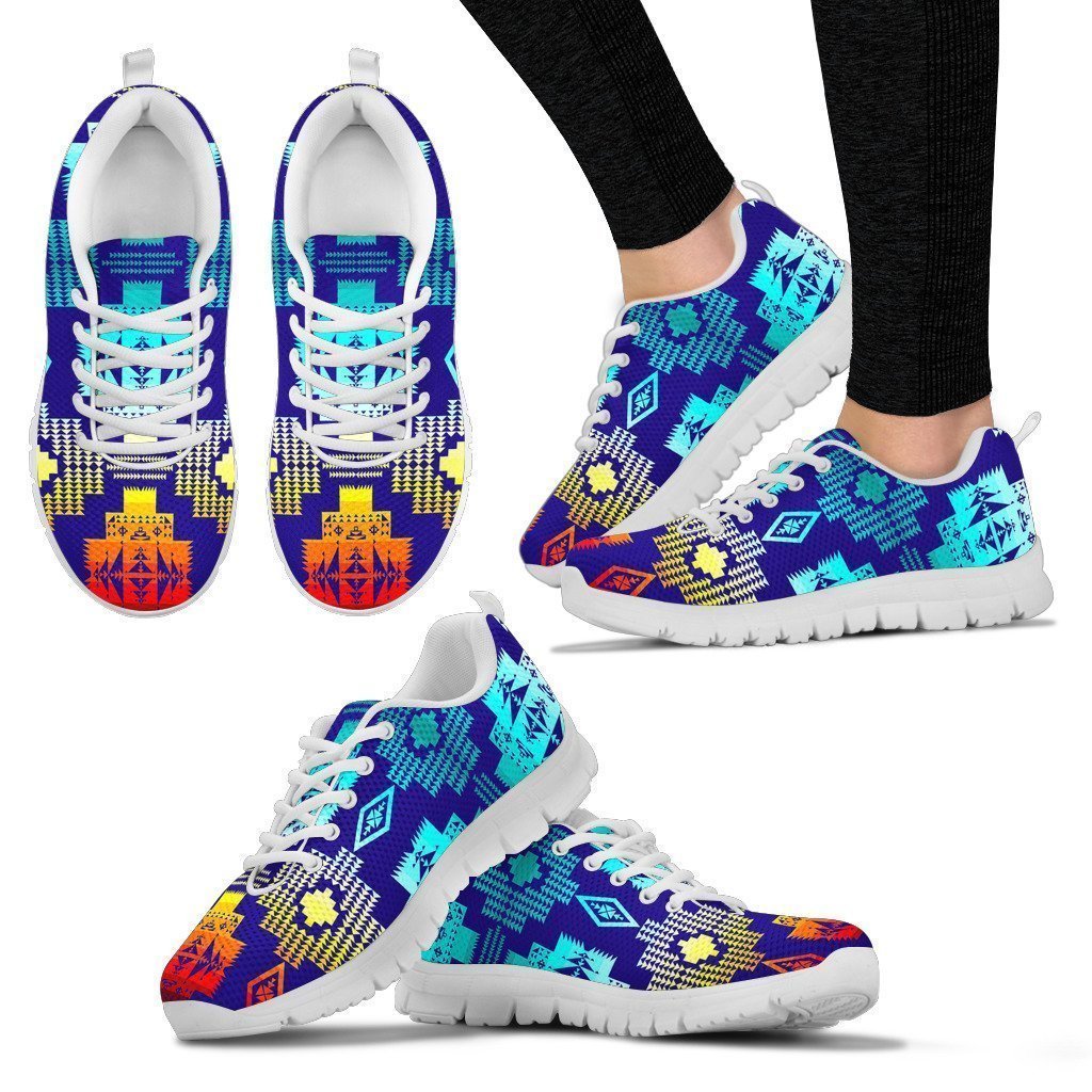 Blue Shades Women's Sneakers-6teenth World™-Women's Sneakers-US5 (EU35)-Vibe Cosy™