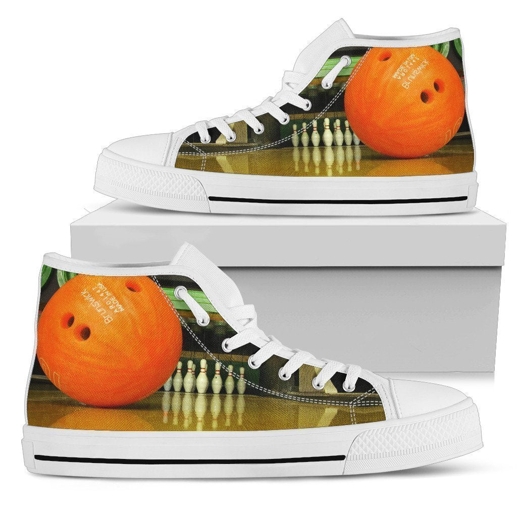 Bowling Shoes-Shoes-6teenth Outlet-Womens High Top - White - Bowling Shoes-US5.5 (EU36)-Vibe Cosy™