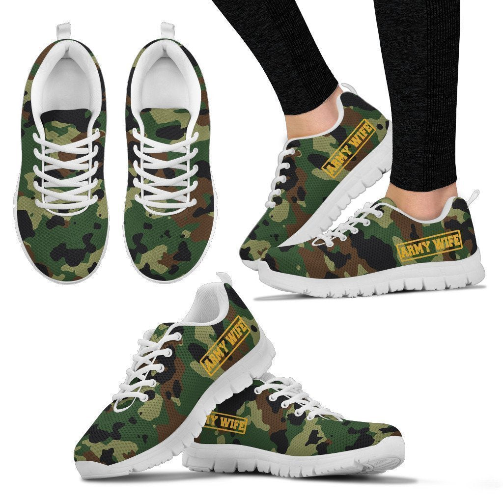Army Women White Women's Sneakers-6teenth World™-Women's Sneakers-US5 (EU35)-Vibe Cosy™