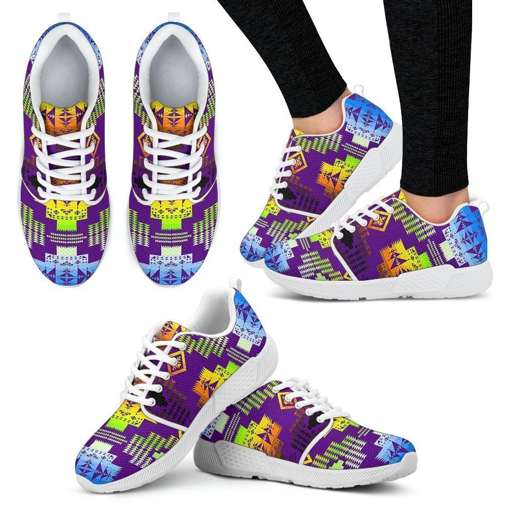Purple Shades Sopo Women's Athletic Sneakers-6teenth Worldβ’-Women's Athletic Sneakers-US5 (EU35)-Vibe Cosyβ’