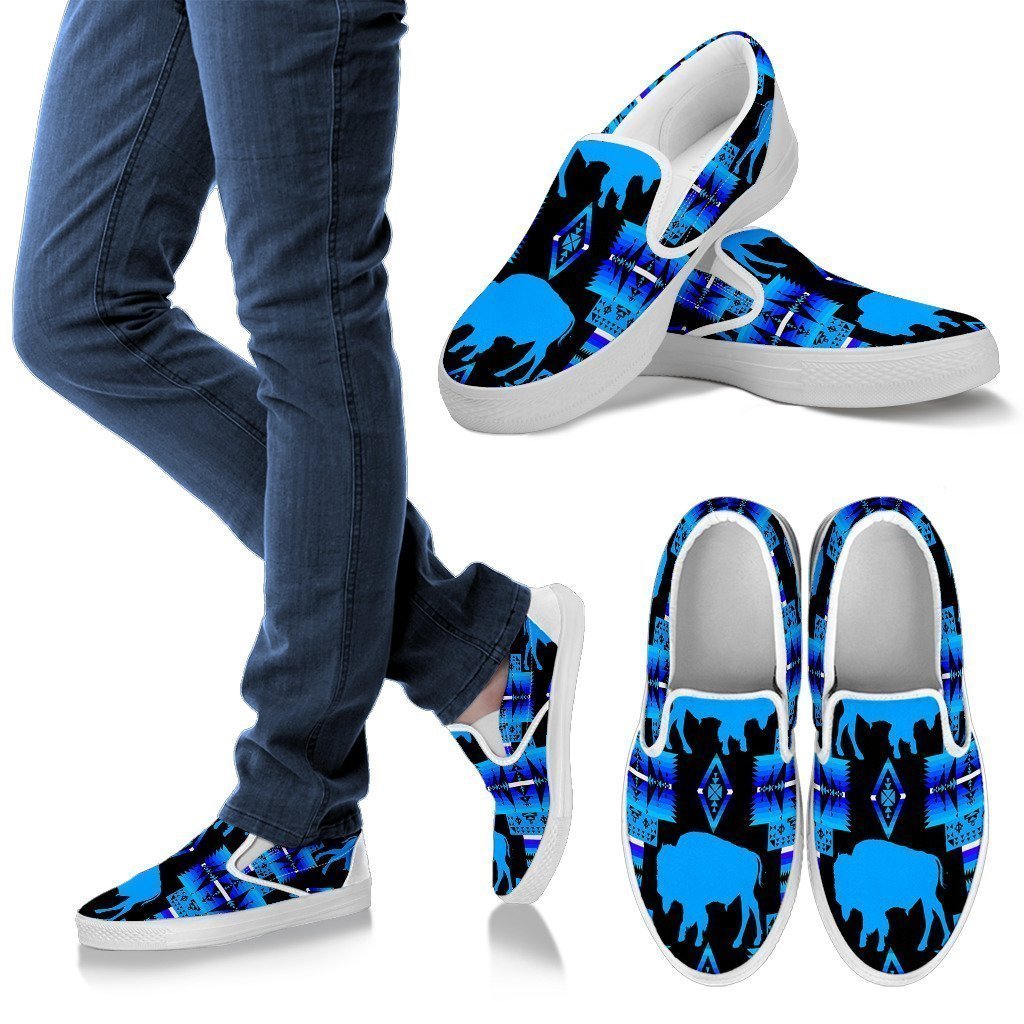Midnight Lake Buffalo Sopo Men's Slip Ons-6teenth World™-Kid's Sneakers-US8 (EU40)-Vibe Cosy™