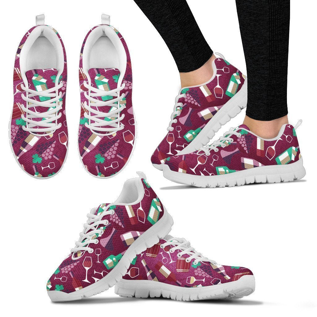 Wine Women's Sneakers-6teenth World™-Women's Sneakers-US5 (EU35)-Vibe Cosy™