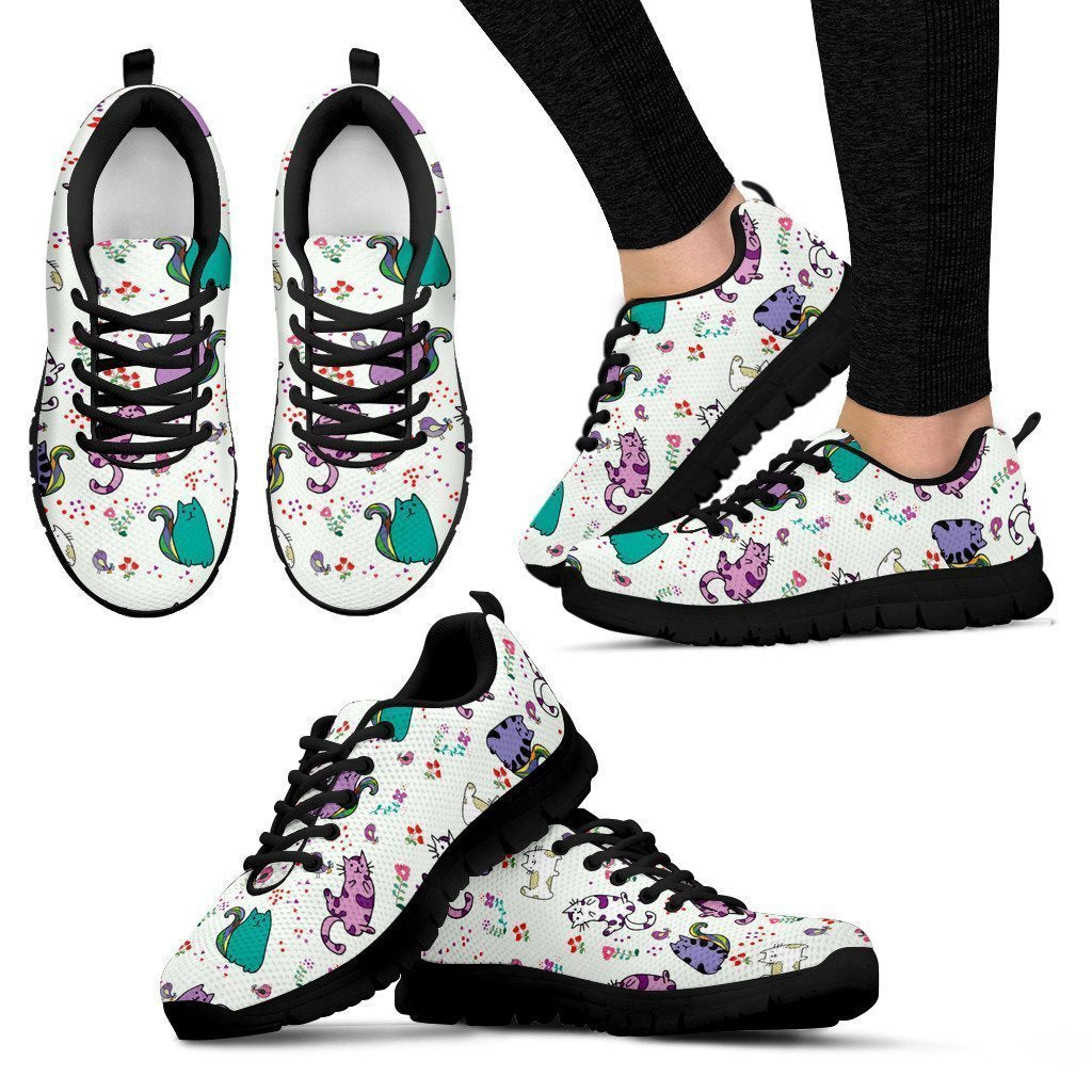 Cats Women's Sneakers-6teenth World™-Women's Sneakers-US5 (EU35)-Vibe Cosy™