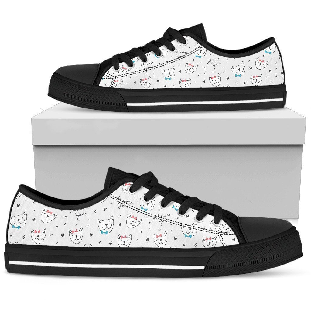 Cats Women's Low Top Shoe-6teenth World™-Women's Low Top Shoe-US5.5 (EU36)-Vibe Cosy™