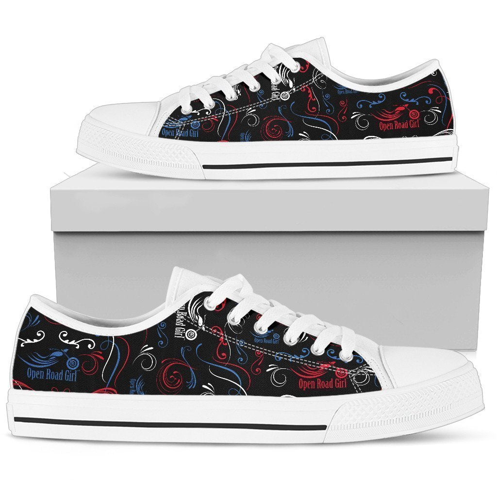 Patriot Open Road Girl Women's Low Top Shoe-6teenth World™-Women's Low Top Shoe-US5.5 (EU36)-Vibe Cosy™