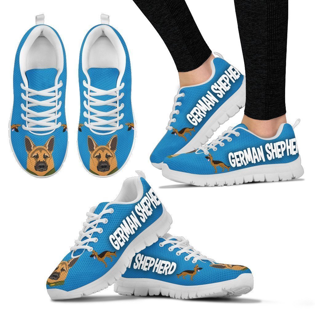 Women's Sneakers FOR GERMAN SHEPHERD LOVER-6teenth World™-Women's Sneakers-US5 (EU35)-Vibe Cosy™