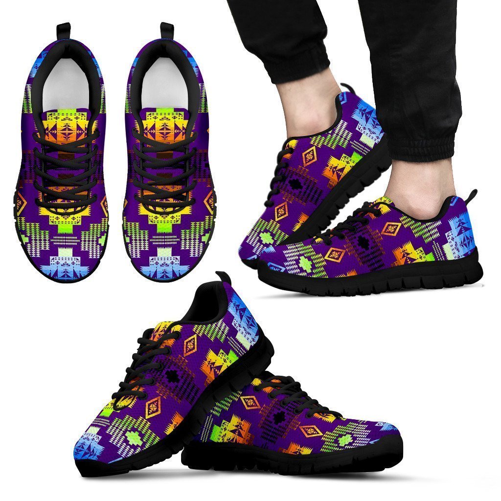 Purple Shades Sopo Men's Sneakers-6teenth Worldβ’-Men's Sneakers-US5 (EU38)-Vibe Cosyβ’