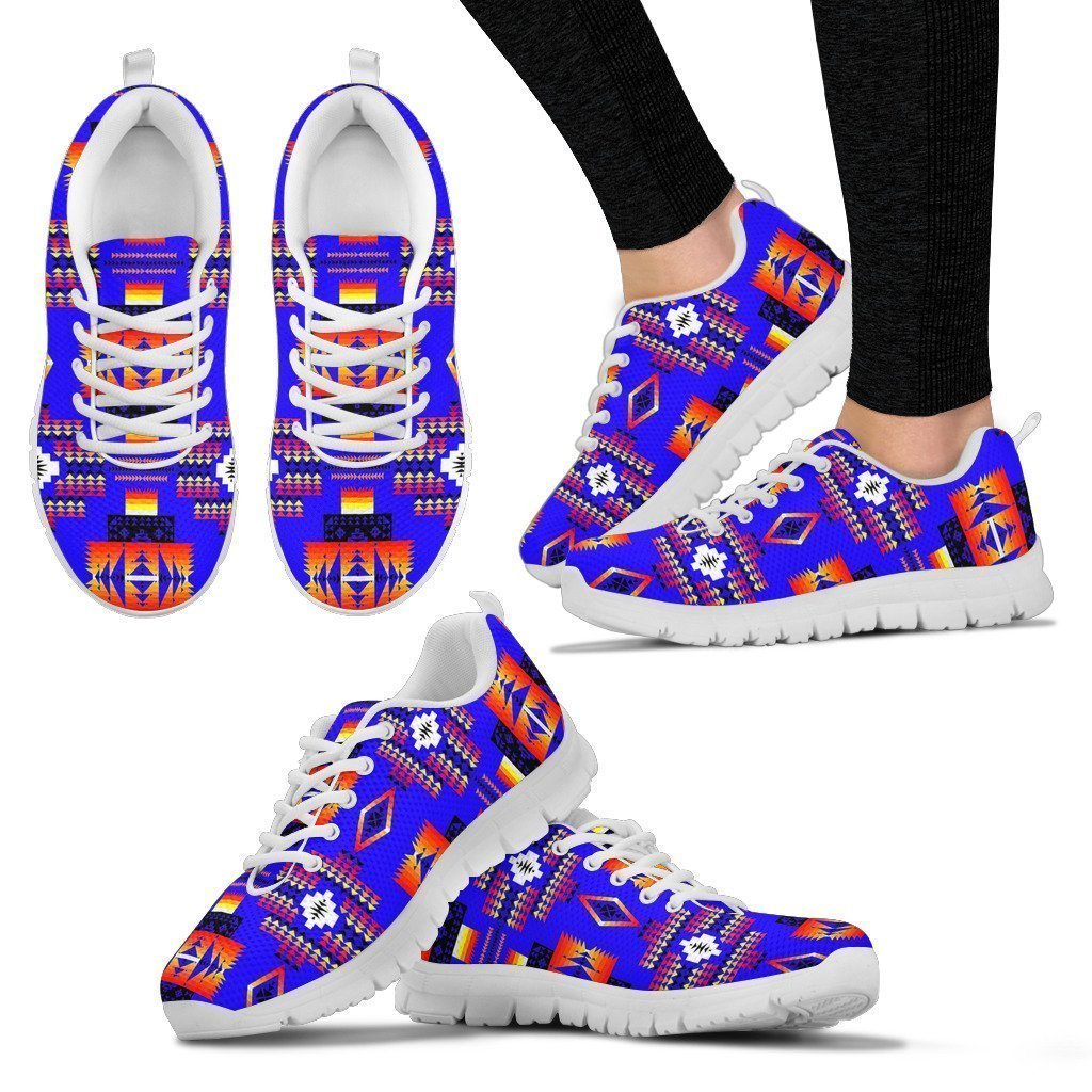 Seven Tribes Blue Sopo Women's Sneakers-6teenth Worldβ’-Women's Sneakers-US5 (EU35)-Vibe Cosyβ’