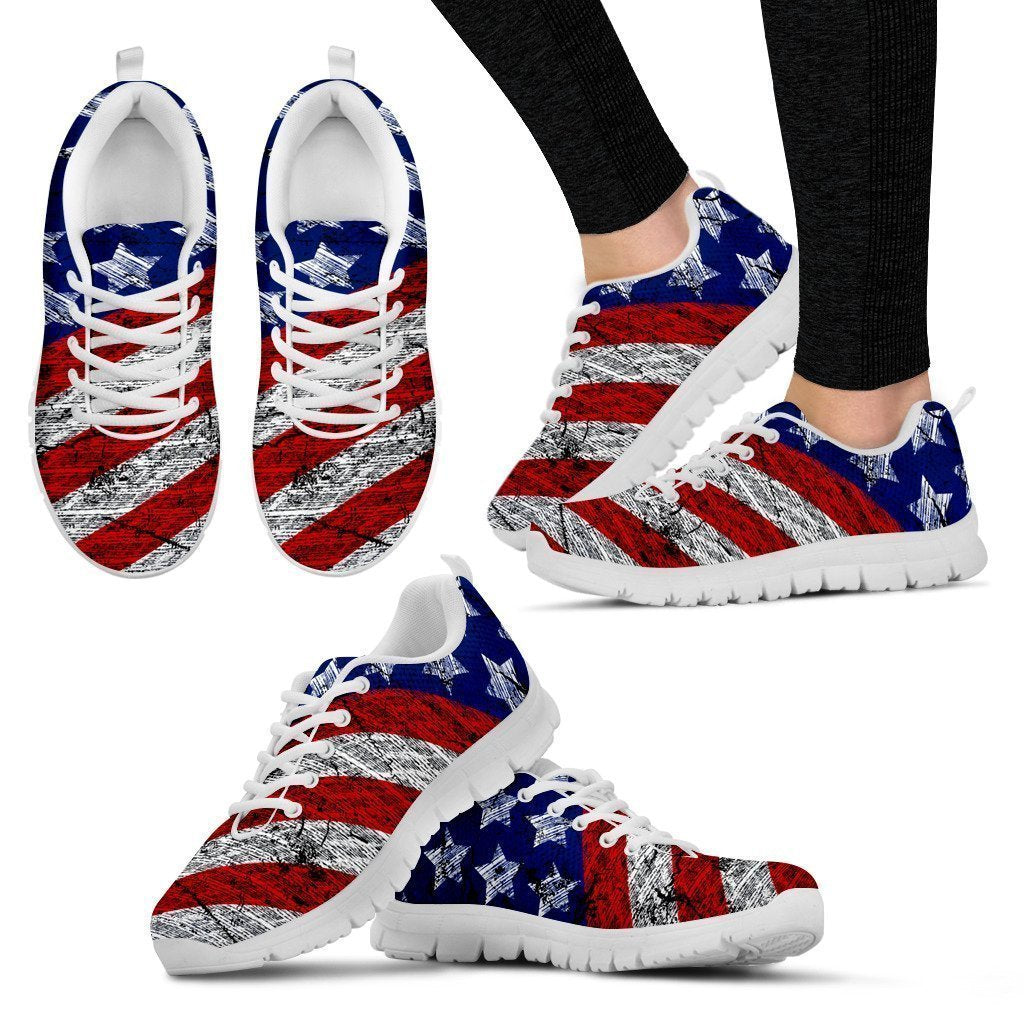 American Pride Women's Sneakers-6teenth World™-Women's Sneakers-US5 (EU35)-Vibe Cosy™