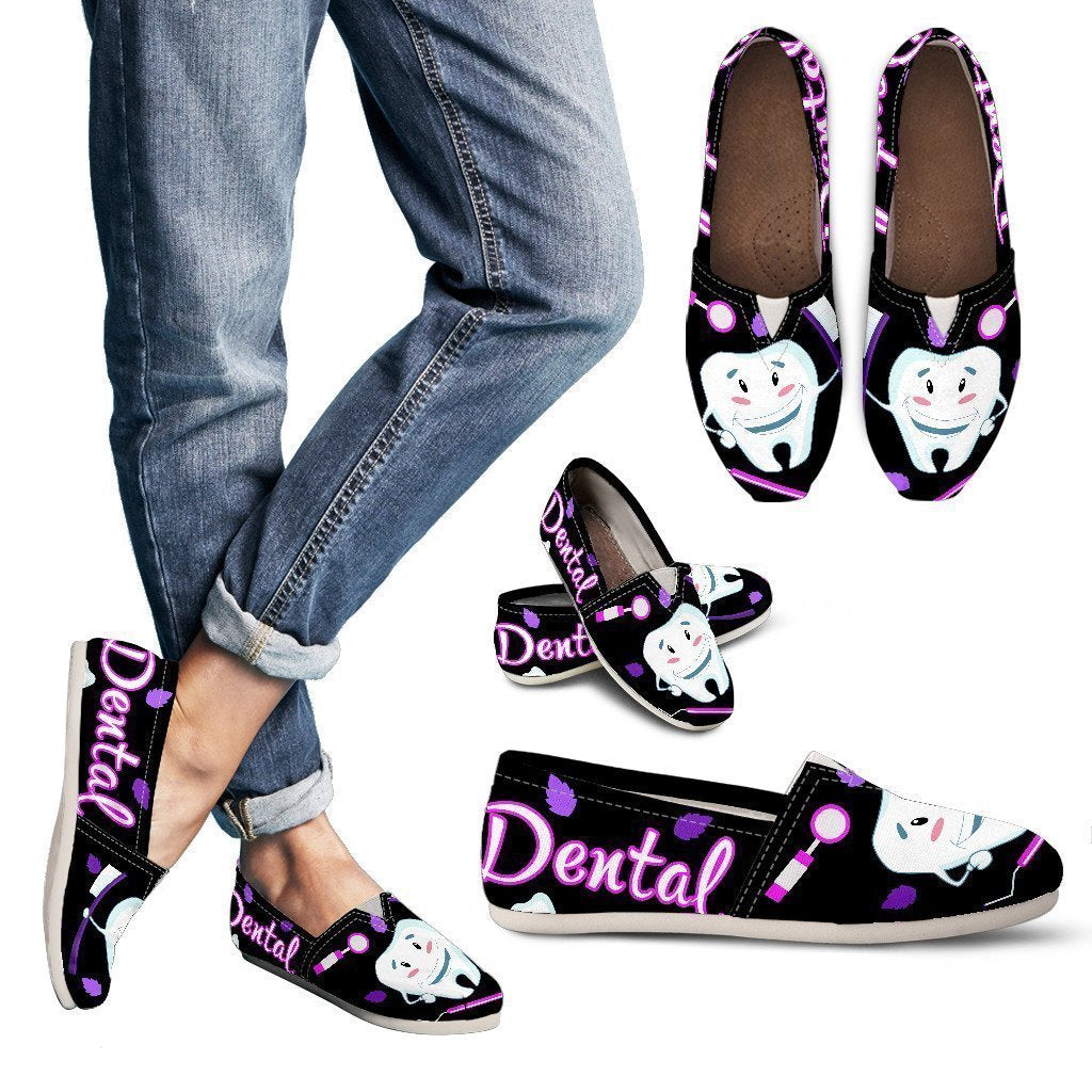 The Happy Teeth Women's Dental Casual Shoes-6teenth World™-Women's Casual Shoes-US6 (EU36)-Vibe Cosy™